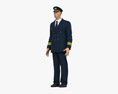 Asian Airline Pilot Modelo 3D