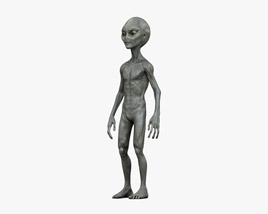 Extraterrestre humanoïde Modèle 3D