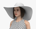 Casual Woman Dress 3D модель