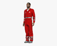 Middle Eastern Paramedic 3D-Modell