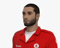 Middle Eastern Paramedic 3D 모델 