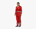 Middle Eastern Paramedic Woman 3Dモデル