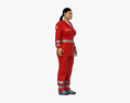 Middle Eastern Paramedic Woman 3Dモデル