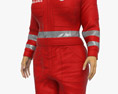Middle Eastern Paramedic Woman 3D模型