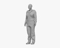 Middle Eastern Paramedic Woman 3D 모델 