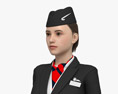 Stewardess 3d model