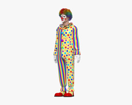 Clown 3D-Modell