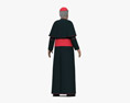 Cardinal catholique Modèle 3d