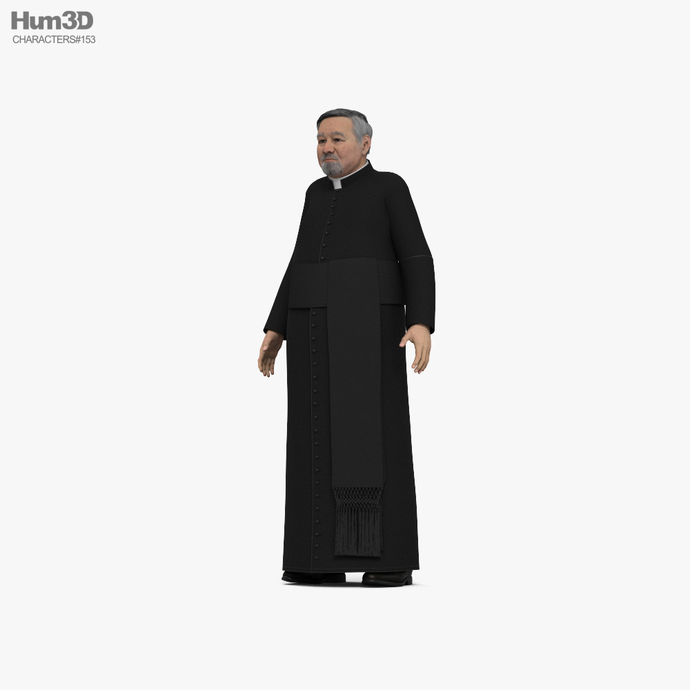 Catholic Priest 3D model