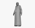 Католический священник 3D модель