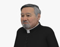 天主教牧师 3D模型