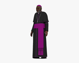天主教主教 3D模型