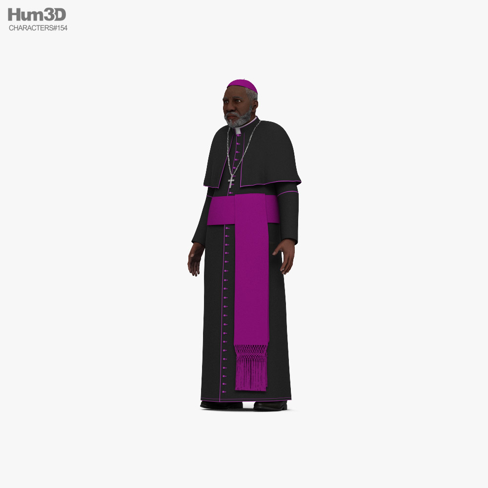 Catholic Bishop 3D model
