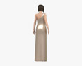 イブニングドレスを着た女性 3Dモデル