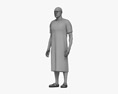 African-American Hospital Patient 3D 모델 