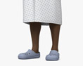 African-American Hospital Patient 3d model