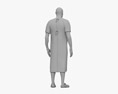 African-American Hospital Patient Modello 3D