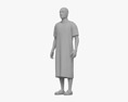 Middle Eastern Hospital Patient Modello 3D