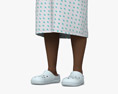 African-American Woman Hospital Patient 3D 모델 
