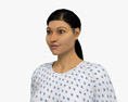 Middle Eastern Woman Hospital Patient 3D 모델 