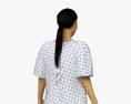 Middle Eastern Woman Hospital Patient 3d model