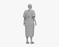 Middle Eastern Woman Hospital Patient 3D模型