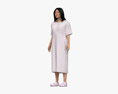 Asian Woman Hospital Patient 3Dモデル