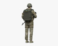 Ukrainian Soldier 3D-Modell