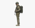 Ukrainian Soldier 3D-Modell