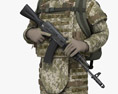 Ukrainian Soldier 3Dモデル