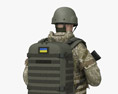 Ukrainian Soldier Modello 3D