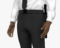 African-American Security Guard 3Dモデル