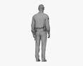 Middle Eastern Security Guard 3D-Modell
