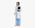Female Doctor Modello 3D