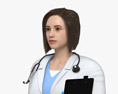 Female Doctor Modèle 3d