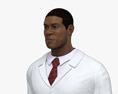 African-American Doctor 3d model