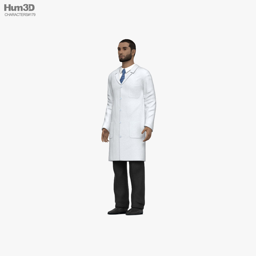 Middle Eastern Doctor Modèle 3D