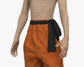 Шаолиньский монах 3D модель