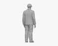 African-American Workman Mining Safety Modello 3D