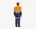 Middle Eastern Workman Mining Safety 3D модель