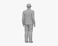 Middle Eastern Workman Mining Safety 3D-Modell