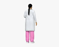 中東の女性医師 3Dモデル