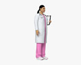 Близькосхідна жінка-лікар 3D модель