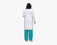 亚洲女医生 3D模型