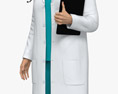 Asiatische Ärztin 3D-Modell
