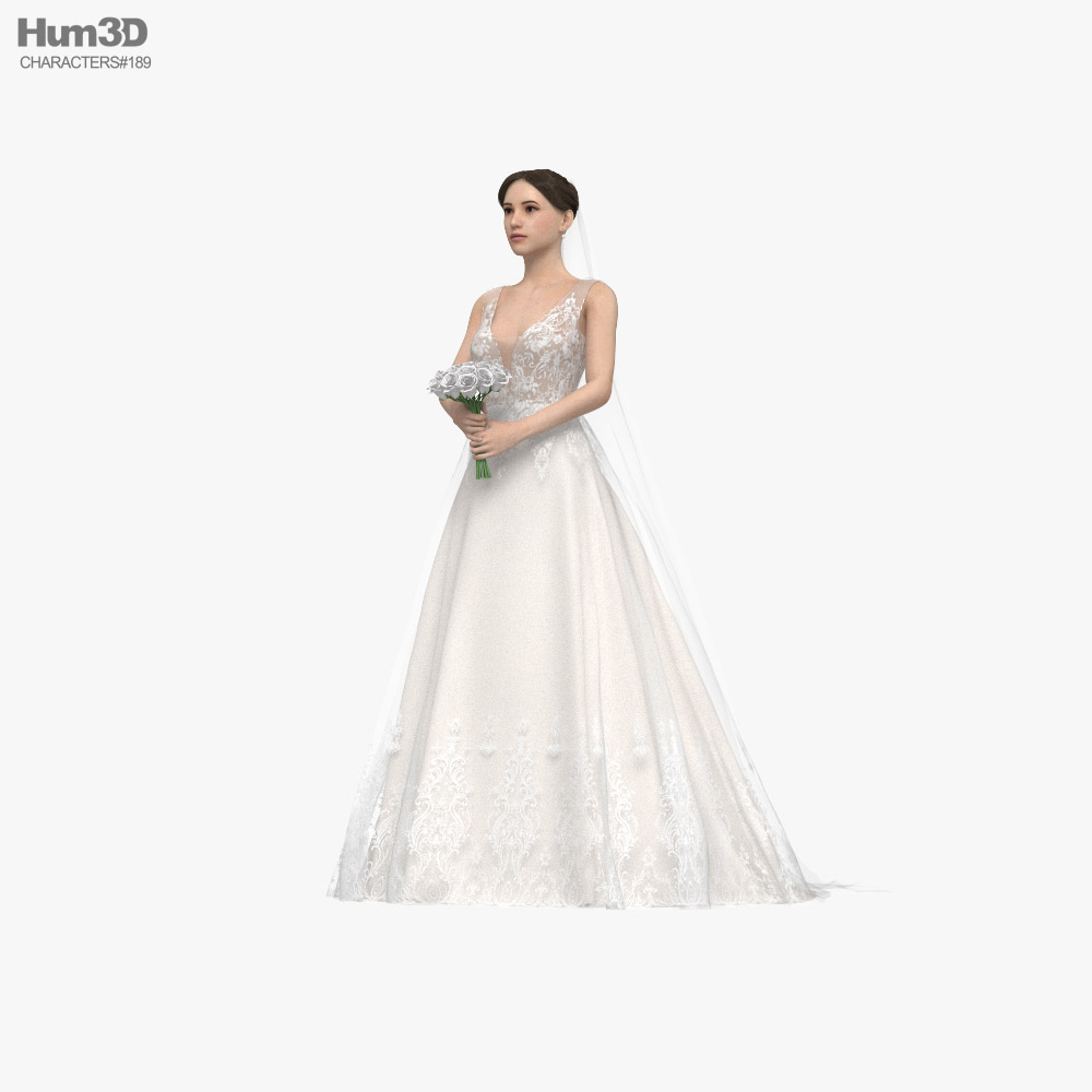 Bride 3D model
