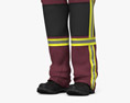 Middle Eastern Firefighter 3D 모델 