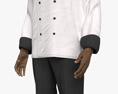 Chef afroamericano Modelo 3D