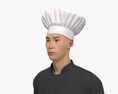Asian Chef 3d model