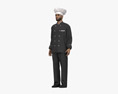 Chefe de cozinha do Médio Oriente Modelo 3d